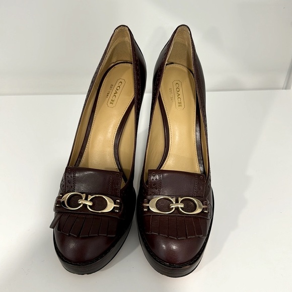 Coach Pumps - Lynne Smooth Bordeaux 8M - Picture 5 of 10